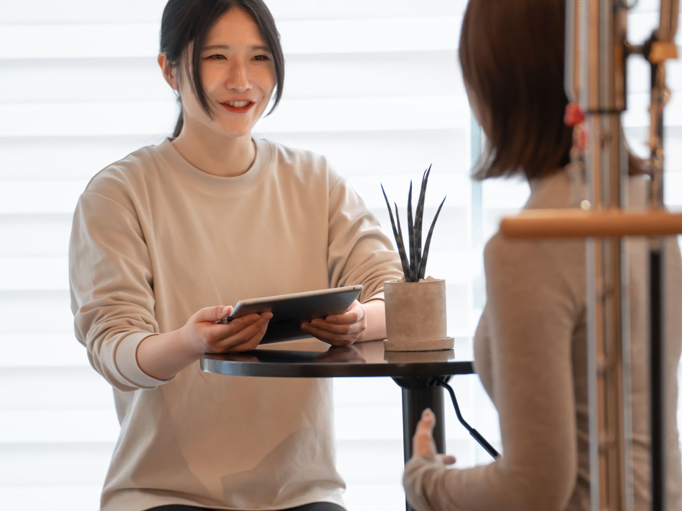 初回体験のカウンセリングの様子
